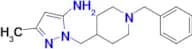 1-[(1-Benzylpiperidin-4-yl)methyl]-3-methyl-1H-pyrazol-5-amine