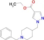 Ethyl 1-[(1-benzylpiperidin-4-yl)methyl]-1H-pyrazole-4-carboxylate