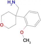[4-(2-Methoxyphenyl)oxan-4-yl]methanamine