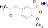 5-Acetonyl-2-methoxybenzene sulfonamide