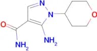 5-Amino-1-(tetrahydro-2H-pyran-4-yl)-1H-pyrazole-4-carboxamide