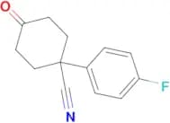 1-(4-Fluorophenyl)-4-oxocyclohexanecarbonitrile