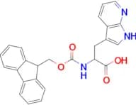 2-((((9H-Fluoren-9-yl)methoxy)carbonyl)amino)-3-(1H-pyrrolo[2,3-b]pyridin-3-yl)propanoic acid