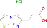 3-(Imidazo[2,1-b]thiazol-6-yl)propanoic acid hydrochloride