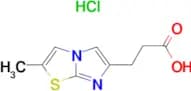 3-(2-Methylimidazo[2,1-b]thiazol-6-yl)propanoic acid hydrochloride