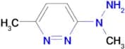 3-Methyl-6-(1-methylhydrazinyl)pyridazine