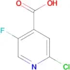 2-Chloro-5-fluoroisonicotinic acid