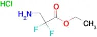 Ethyl 2,2-difluoro-3-aminopropanoate hydrochloride