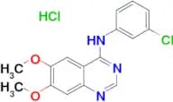 N-(3-Chlorophenyl)-6,7-dimethoxyquinazolin-4-amine hydrochloride