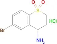 4-Amino-6-bromothiochroman 1,1-dioxide hydrochloride