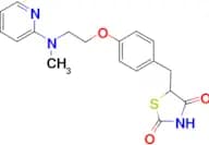 5-(4-(2-(Methyl(pyridin-2-yl)amino)ethoxy)benzyl)thiazolidine-2,4-dione