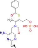 S-(2-(N-((4-Amino-2-methylpyrimidin-5-yl)methyl)formamido)-5-(phosphonooxy)pent-2-en-3-yl)benzothi…
