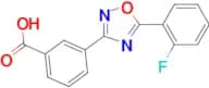 3-(5-(2-Fluorophenyl)-1,2,4-oxadiazol-3-yl)benzoic acid