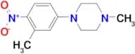 1-Methyl-4-(3-methyl-4-nitrophenyl)piperazine
