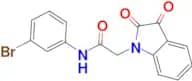 N-(3-bromophenyl)-2-(2,3-dioxo-2,3-dihydro-1H-indol-1-yl)acetamide
