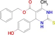 Benzyl 4-(4-hydroxyphenyl)-6-methyl-2-thioxo-1,2,3,4-tetrahydropyrimidine-5-carboxylate