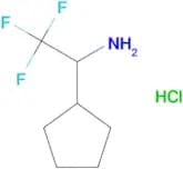 1-Cyclopentyl-2,2,2-trifluoroethan-1-amine hydrochloride