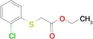 Ethyl 2-[(2-chlorophenyl)sulfanyl]acetate