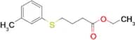 Ethyl 4-(3-methylphenyl)sulfanylbutanoate