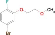 4-Bromo-1-fluoro-2-(2-methoxyethoxy)-benzene