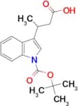 3-[1-(tert-Butoxycarbonyl)indol-3-yl]butanoic acid