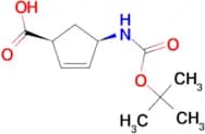(1S,4R)-4-Boc-aminocyclopent-2-enecarboxylic acid