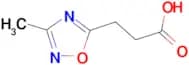 3-(3-Methyl-1,2,4-oxadiazol-5-yl)propanoic acid