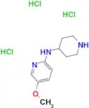 5-Methoxy-N-(piperidin-4-yl)pyridin-2-amine trihydrochloride