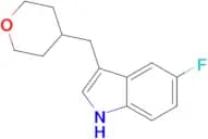 5-Fluoro-3-[(tetrahydro-2H-pyran-4-yl)methyl]-1H-indole