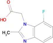 2-(7-Fluoro-2-methyl-1H-1,3-benzodiazol-1-yl)acetic acid