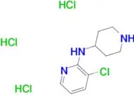 3-Chloro-N-(piperidin-4-yl)pyridin-2-amine trihydrochloride
