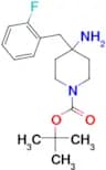 tert-Butyl 4-amino-4-(2-fluorobenzyl)piperidine-1-carboxylate