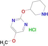 5-Methoxy-2-(piperidin-3-yloxy)pyrimidine hydrochloride