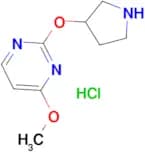 4-Methoxy-2-(pyrrolidin-3-yloxy)pyrimidine hydrochloride
