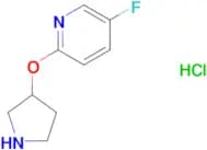 5-Fluoro-2-(pyrrolidin-3-yloxy)pyridinehydrochloride