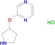 2-(Pyrrolidin-3-yloxy)pyrazine hydrochloride