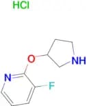 3-Fluoro-2-(pyrrolidin-3-yloxy)pyridinehydrochloride