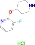3-Fluoro-2-(piperidin-4-yloxy)pyridine hydrochloride