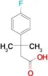 3-(4-Fluorophenyl)-3-methylbutanoic acid