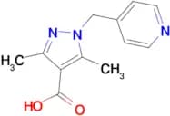 3,5-Dimethyl-1-(pyridin-4-ylmethyl)-1H-pyrazole-4-carboxylic acid