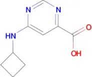 6-(Cyclobutylamino)pyrimidine-4-carboxylic acid