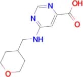 6-[(Oxan-4-ylmethyl)amino]pyrimidine-4-carboxylic acid