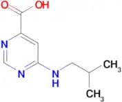 6-[(2-Methylpropyl)amino]pyrimidine-4-carboxylic acid