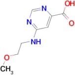 6-[(2-Methoxyethyl)amino]pyrimidine-4-carboxylic acid
