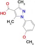 1-(3-Methoxyphenyl)-3,5-dimethyl-1H-pyrazole-4-carboxylic acid