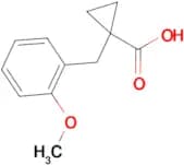1-[(2-Methoxyphenyl)methyl]cyclopropane-1-carboxylic acid