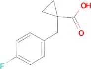1-[(4-Fluorophenyl)methyl]cyclopropane-1-carboxylic acid