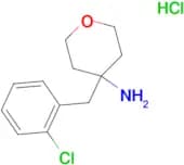 4-[(2-Chlorophenyl)methyl]oxan-4-amine hydrochloride