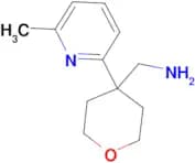 [4-(6-Methylpyridin-2-yl)oxan-4-yl]methanamine