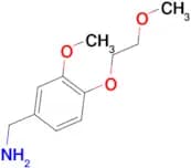 [3-Methoxy-4-(2-methoxyethoxy)phenyl]methanamine